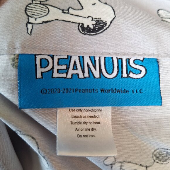 Berkshire Peanuts Snoopy & Woodstock All Over Standard Pillowcase Gray - Picture 5 of 7